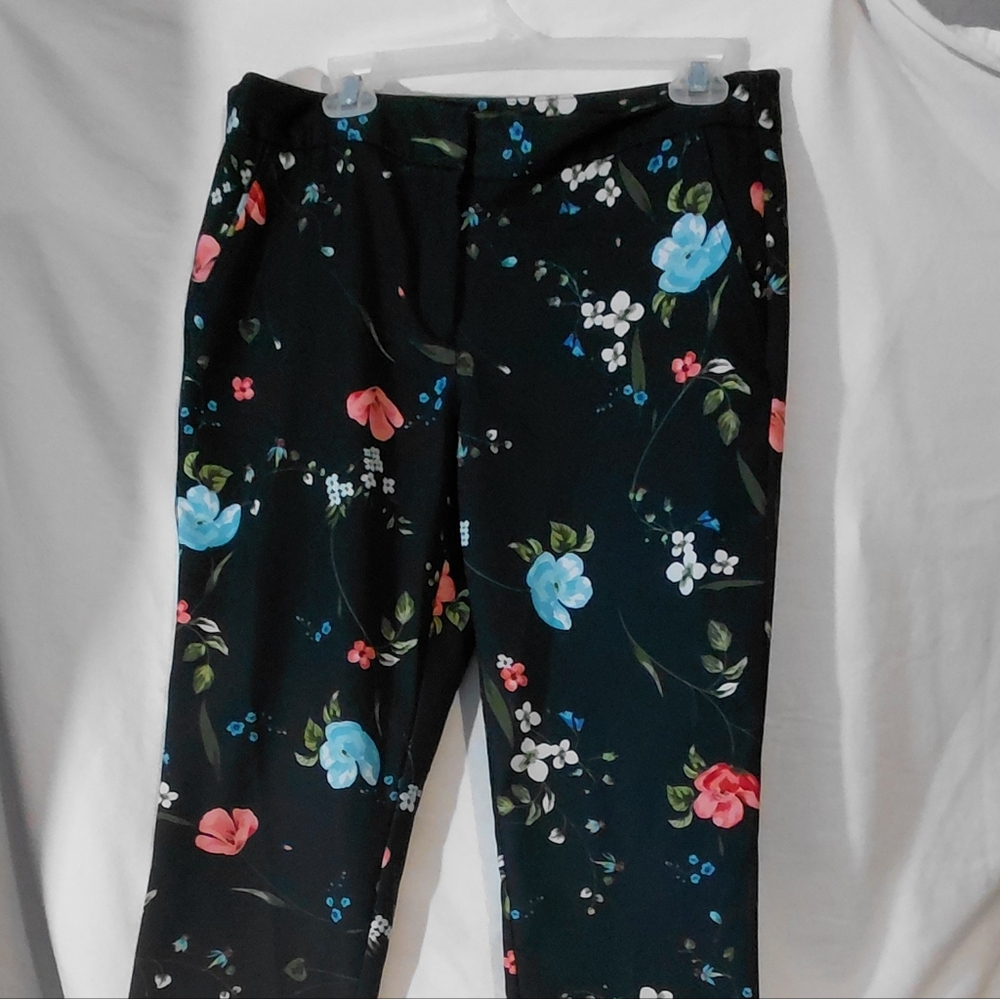 Worthington Black with Floral Accents